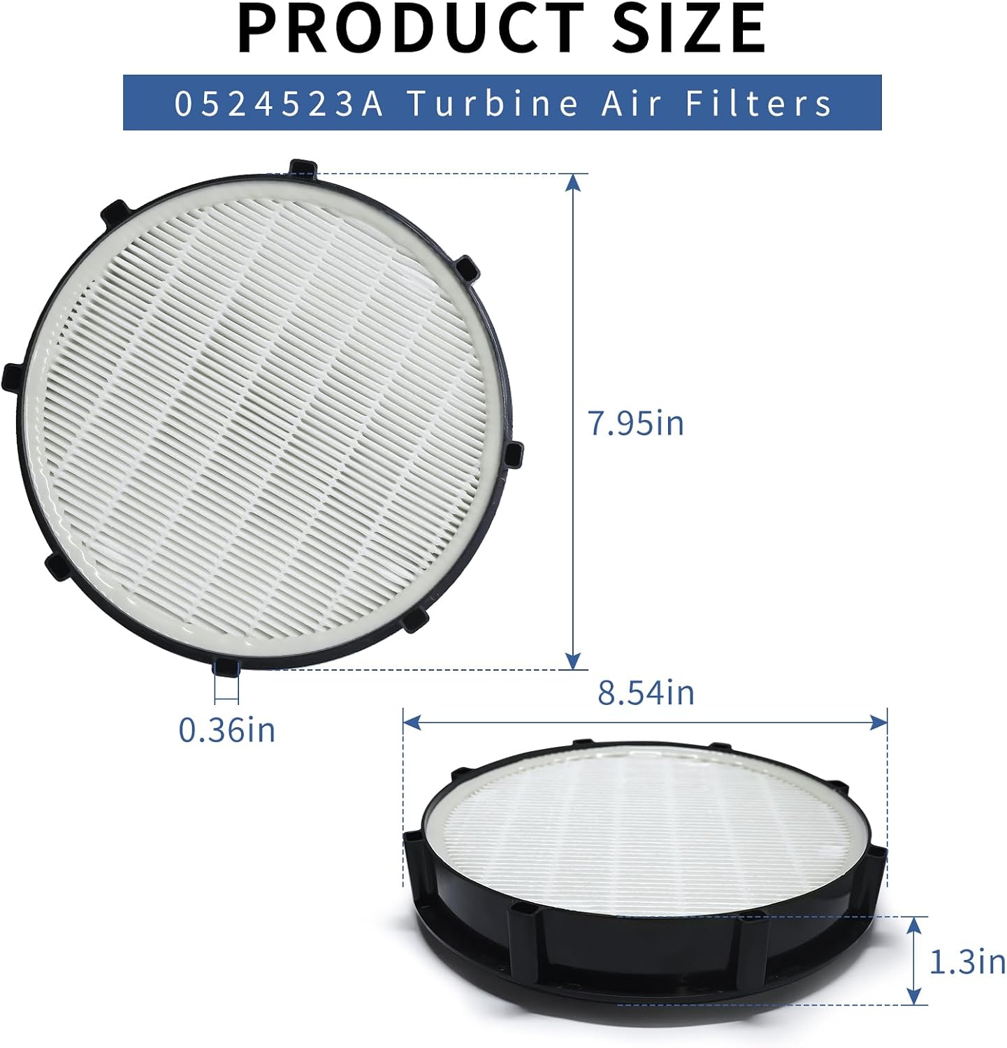 0524523A Turbine Unit Air Filter Compatible with Titan Capspray 95 105 115 HVLP Paint Sprayer