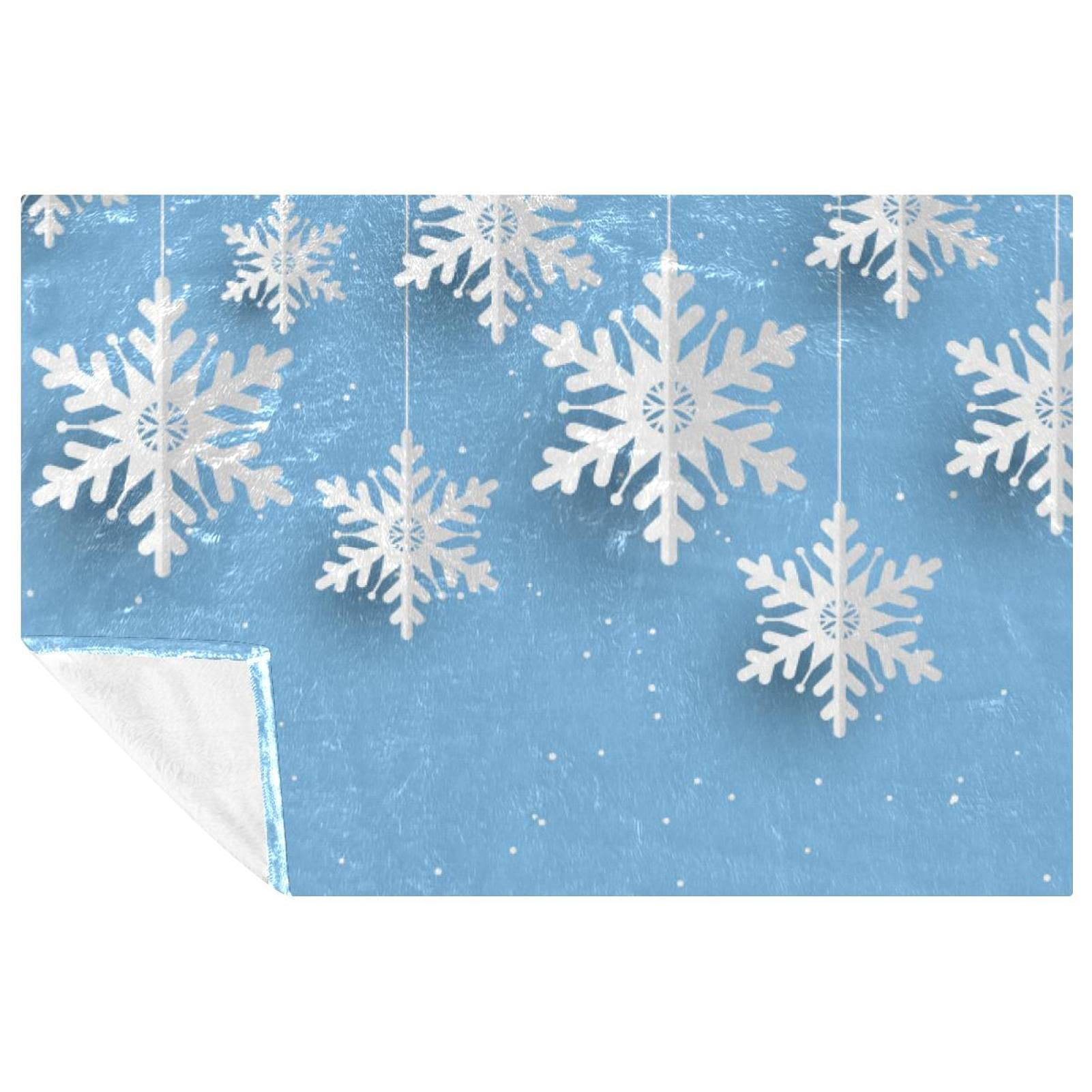 Couverture de Noël douce haut de gamme 150x100 cm isolante et légère
