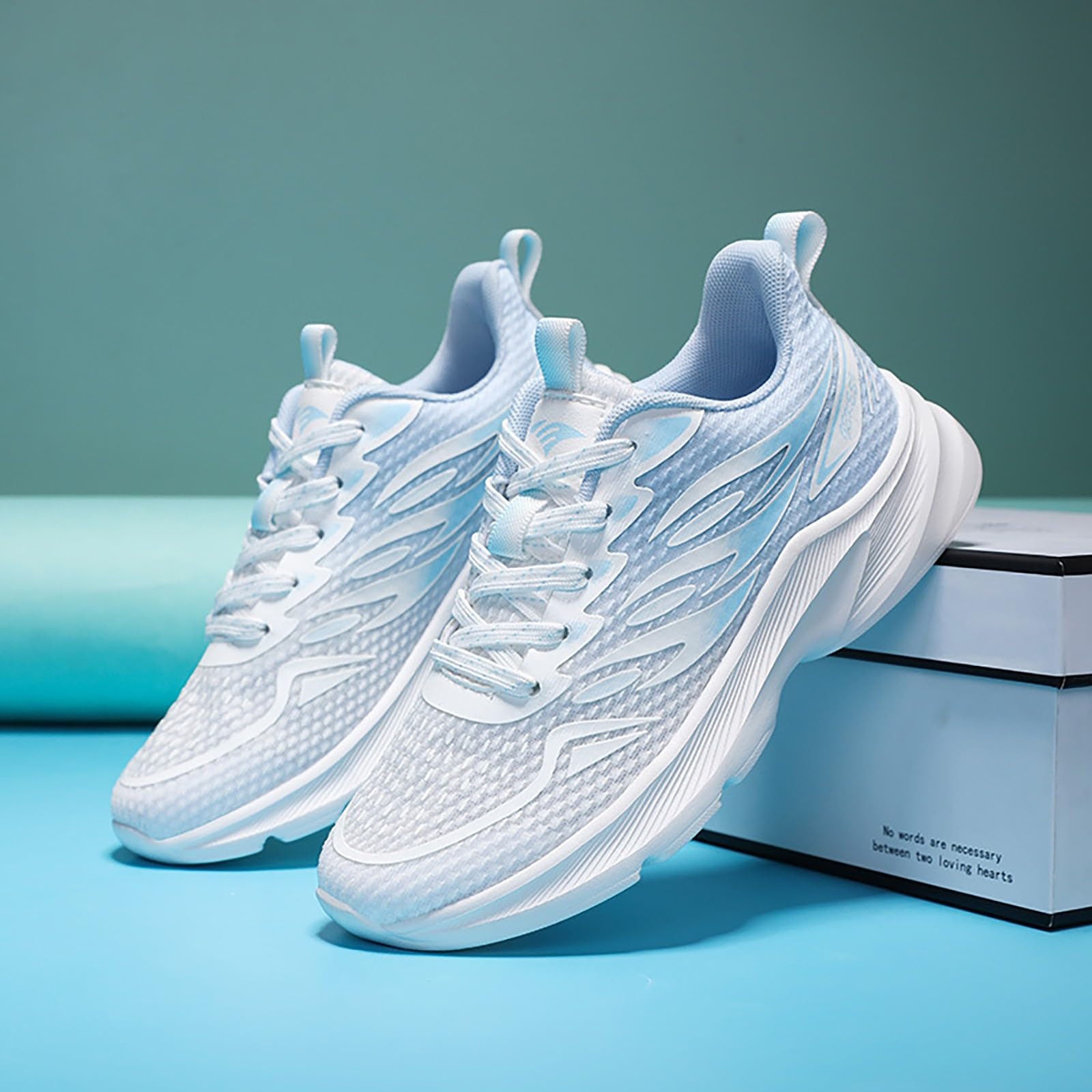 Turnschuhe Damen Luftige Sommer Sportschuhe Mesh Atmungsaktiv Laufschuhe | Leicht Sneaker Mit Schnürung Bequem Joggingschuhe, Outdoor Fitnessschuhe Gedämpft Walkingschuhe Für Running Alltag 1