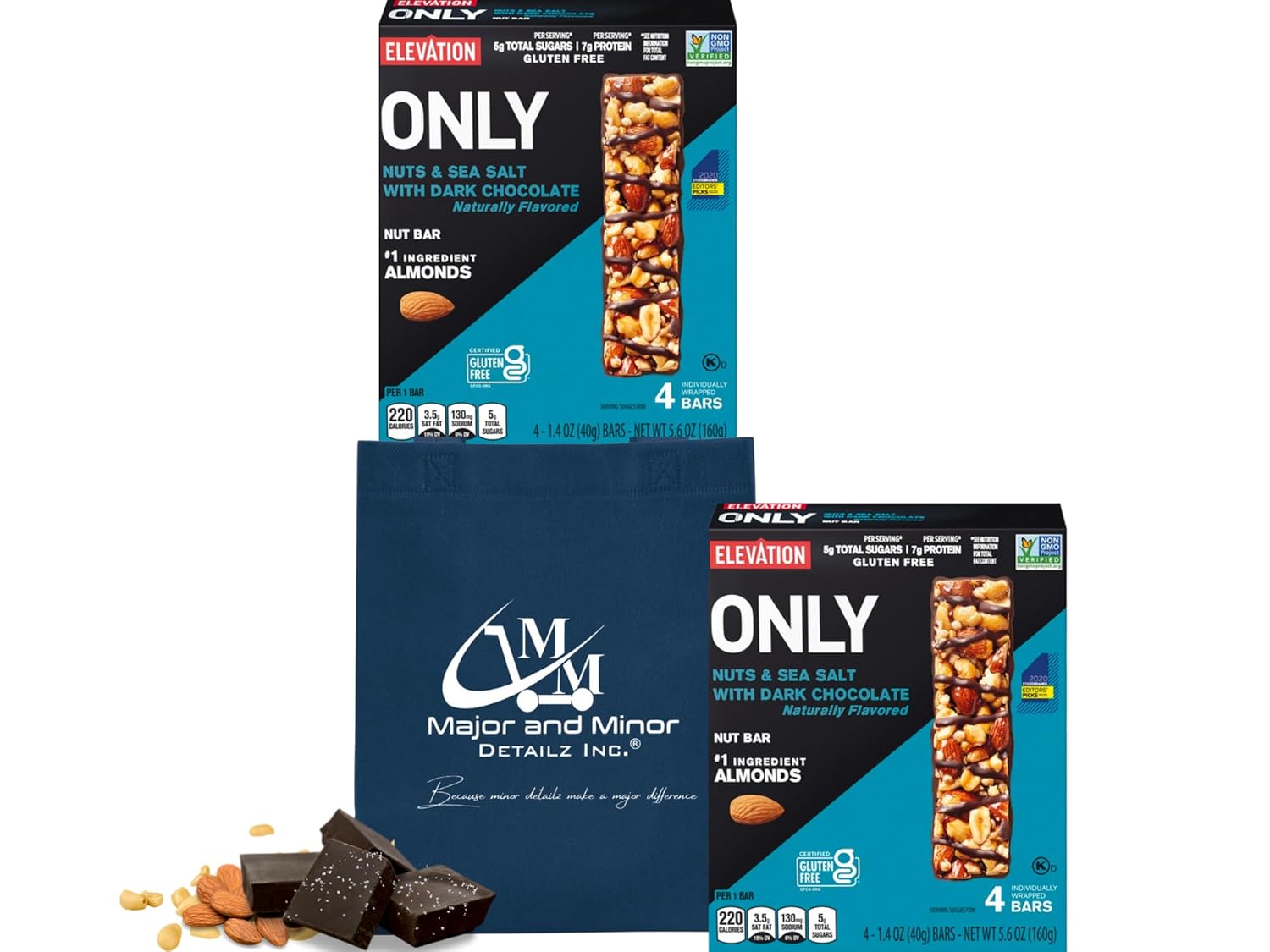 Dark Chocolate Sea Salt Fruit Nut Protein Bar Bundle
