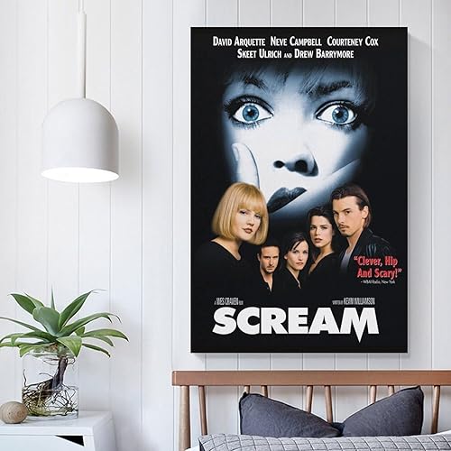 Miniatura 5 de Póster de película de terror Scream 6 (1996) Póster en lienzo para decoración de pared, decoración de habitación, decoración de dormitorio, regalos