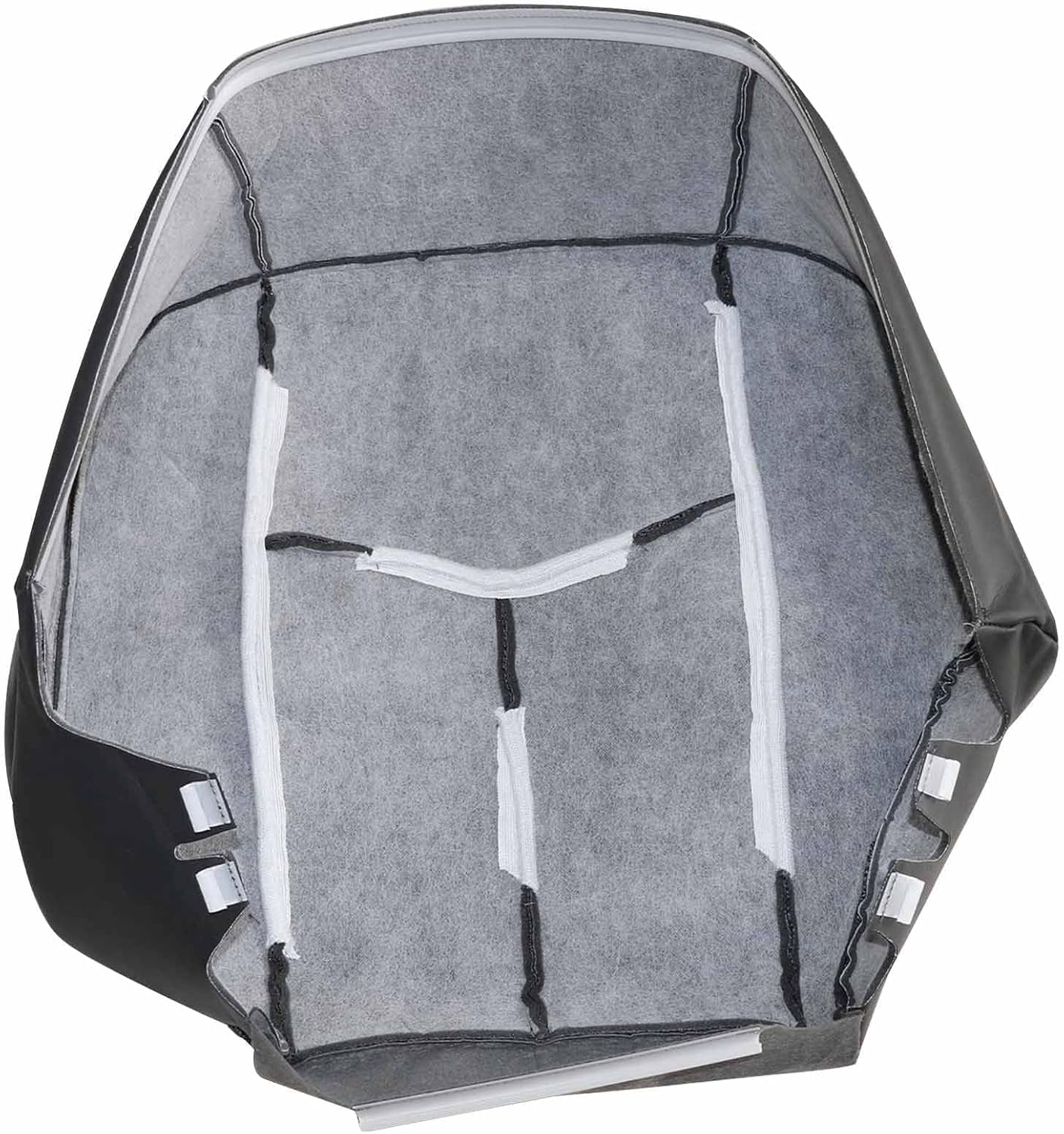 SecosAutoparts Driver & Passenger Side Bottom #69C Dark Gray Replacement Cloth Seat Cover Compatible with Chevy Silverado Compatible with GMC Sierra 2003 2004 2005 2006 2007