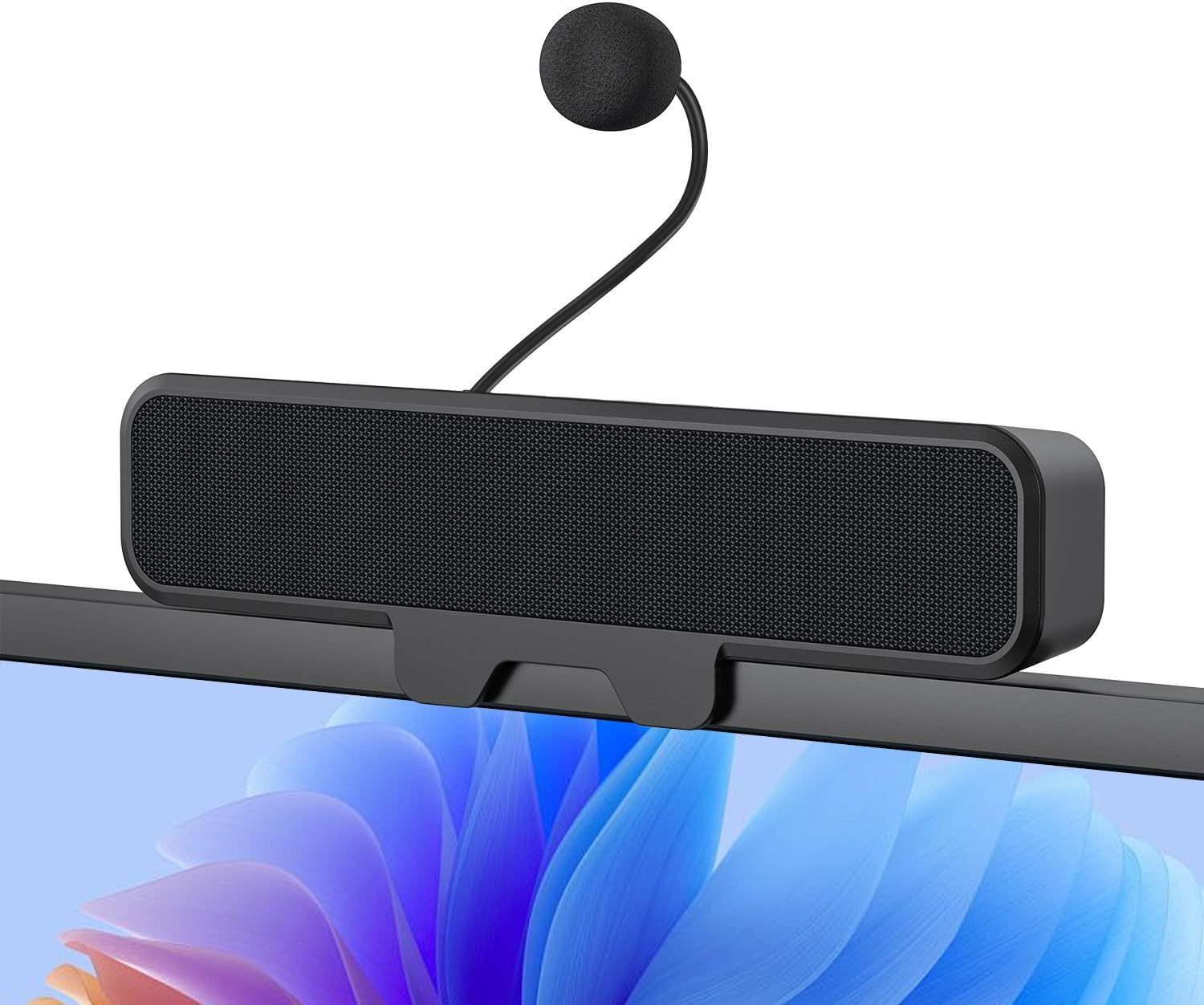 INGA Computer Speakers with Detachable Mic, Plug and Play Desktop Speakers, One-Touch Mute Microphone, Easily Clamps to Monitor, Compatible with PC, MAC, Laptop INGA Computer Speakers with Detachable Mic, Plug and Play Desktop Speakers, One-Touch Mute Microphone, Easily Clamps to Monitor, Compatible with PC, MAC, Laptop
