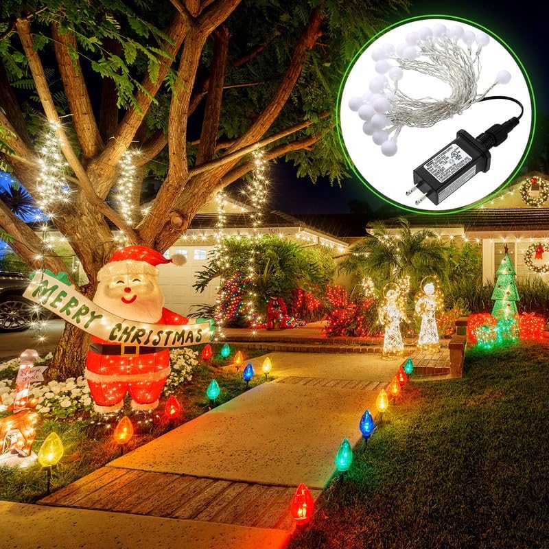 Miniatura 6 de 2 piezas de transformador LED de repuesto clase 2 fuente de alimentación para cadena de luces de Navidad, decoraciones inflables, controlador LED
