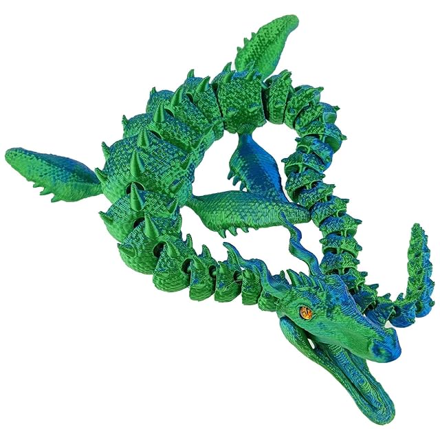 Dragón Impreso En Adorno De Dragón Articulado Flexible