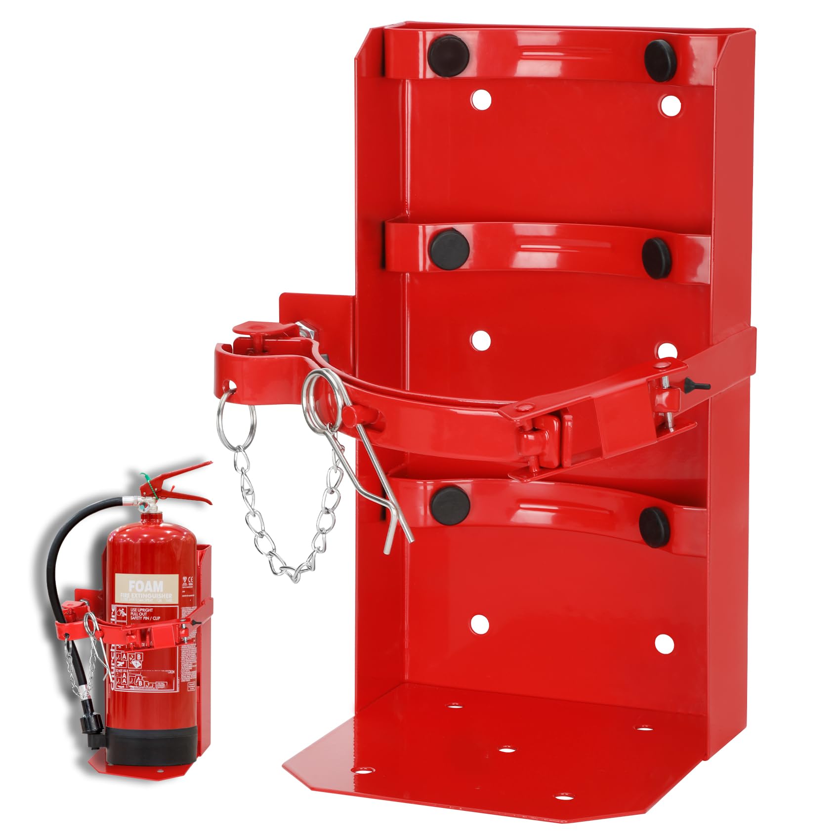 Buy Heavy Duty Vehicle Bracket,Heavy Duty Fire Extinguisher Brackets&sSt12 Steel Red, Fit 20lb