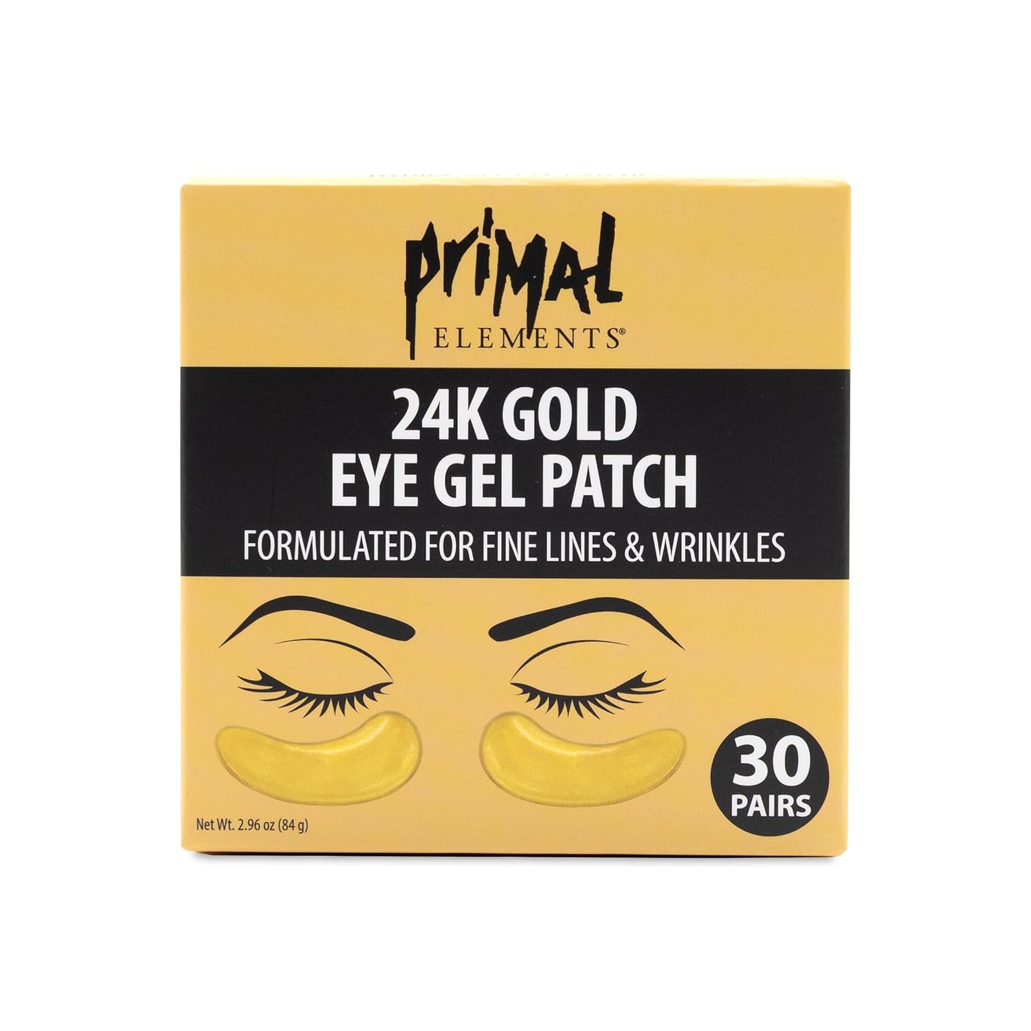 Primal Elements 24K Gold Hydra-Gel Under Eye Patches