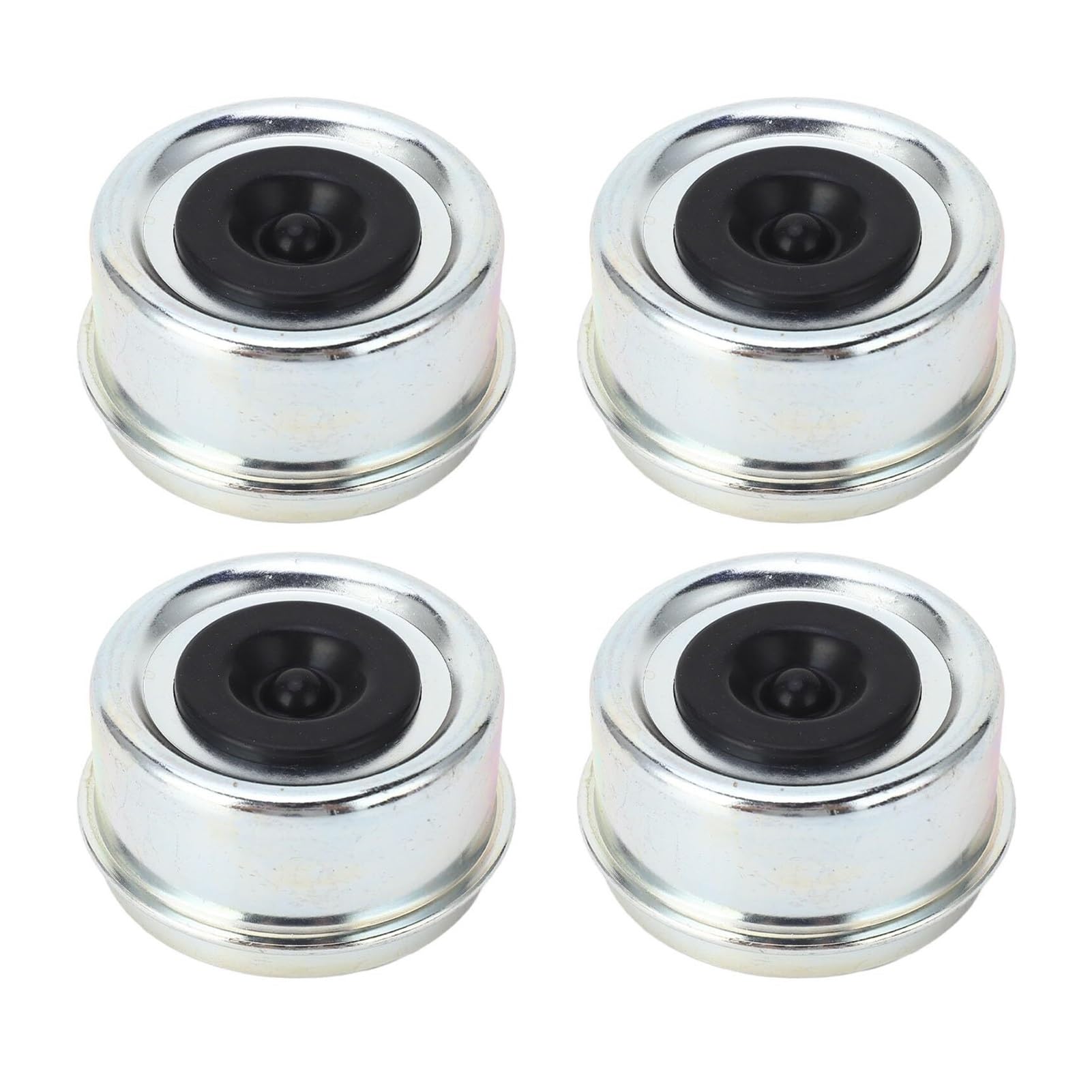 Bearing, 4PCS Trailer Bearing Dust 62mmx36mm Axle Grease with Rubber Stopper for 7000 to 8000lb Wear Resistance