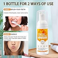 Vista 6 de Pasta de dientes blanqueadora de dientes con flúor, pasta de dientes de espuma Mousse, paquete de 2 pastas de dientes de espuma para cepillo