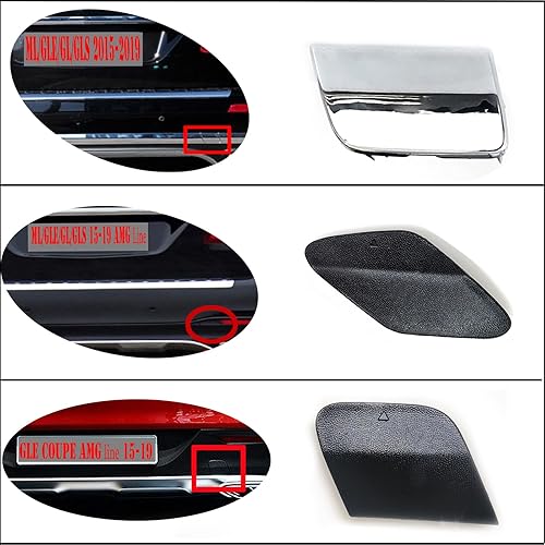 Miniatura 3 de Cubierta de remolque trasera para Mercedes Benz X166 Facelift W292 ML GLE GL GLS para 250 300 320 350 400 450 500 550 43 63 2015 2016 2017 2018 2018