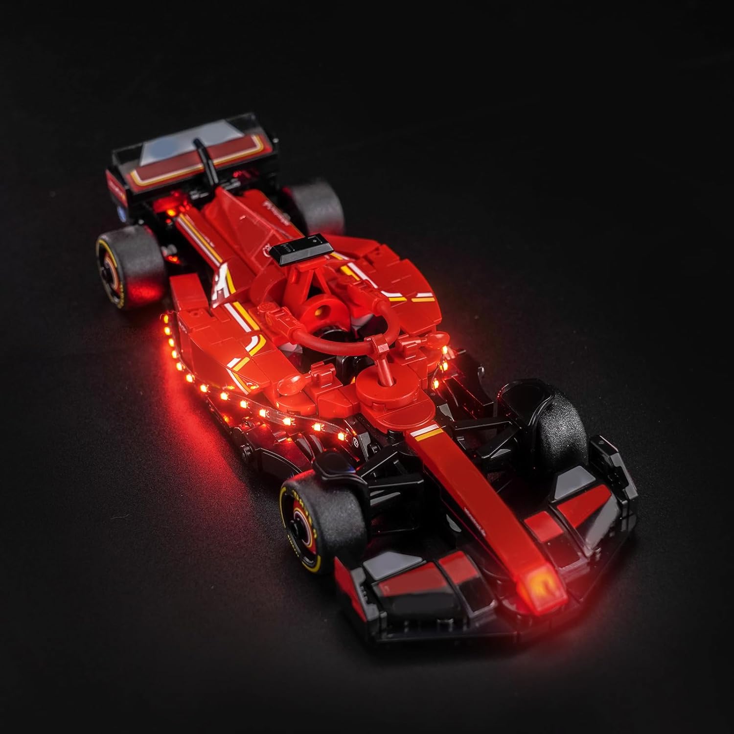 LED Lighting Compatible with Lego Speed Champions Ferrari SF-24 F1 Race Car, Light Kit Compatible with Lego 77242, NOT Included The Model Set - JUST Lights