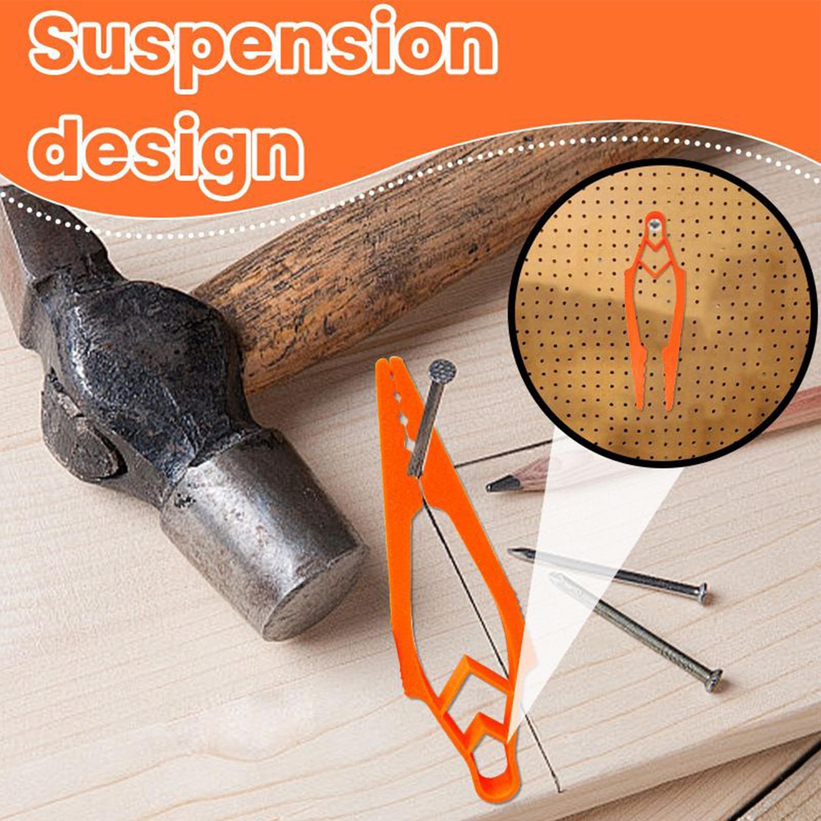 Supporto per chiodi per martellare, protezione per le dita, strumento di fissaggio ergonomico per unghie, pinze per falegnameria, lavorazione del legno, costruzione, riparazione domestica