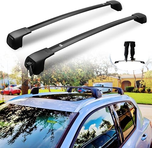 Integración perfecta para su Volvo XC40 barras transversales de aluminio con cerradura para portaequipajes con capacidad de 165 libras (2018-2024)