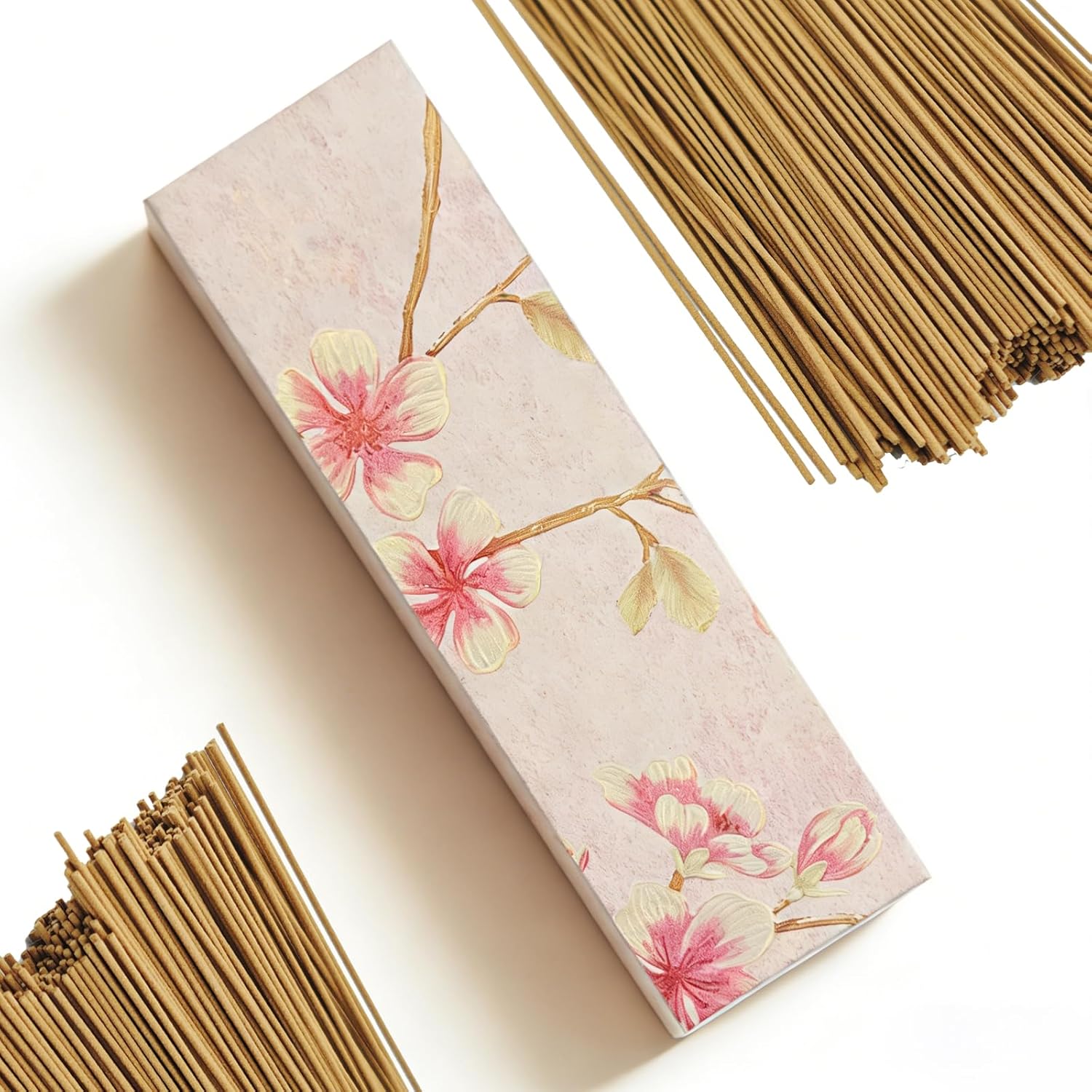 Agarwood Incense Sticks - 150 Sticks (40g), Chinese Incense, Calming Woody Scent for Yoga Meditation Relaxation & Home Spa, Elegant Gift