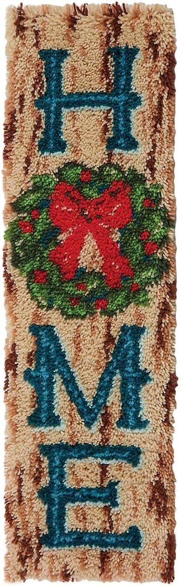 Herrschners Holiday Greetings Latch Hook Kit