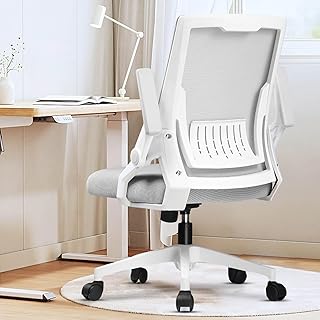 GTRACING Ergonomic Office Chair with Flip-up Armrests Executive Computer...