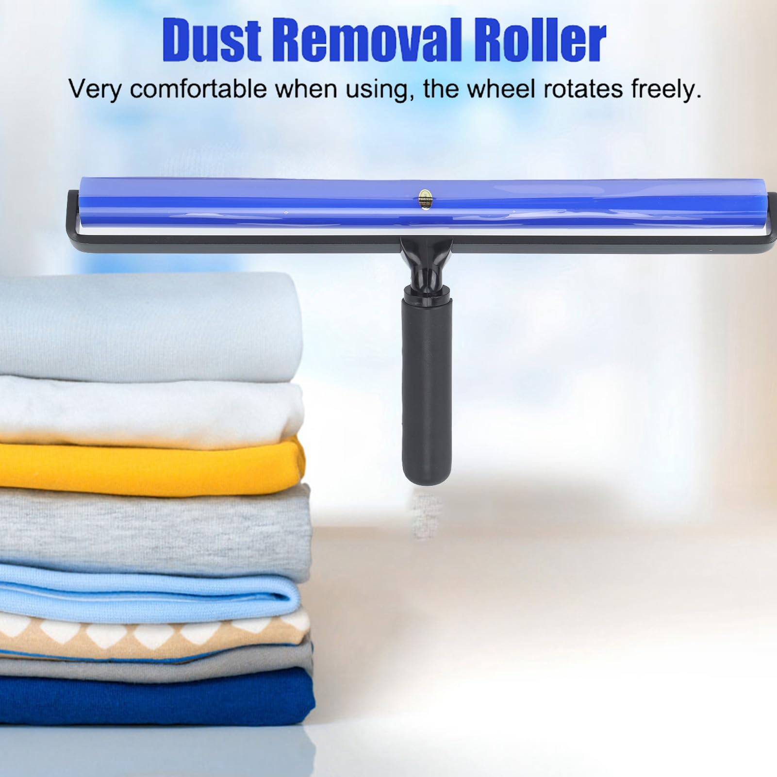 Schermo più Pulito, Rullo di Rimozione della Polvere in Silicone Blu Ad Alta Adesione con Impronta Digitale Anti -statica per il Computer Portatile Monitor Monitor Smartphone TV (45,7 cm /