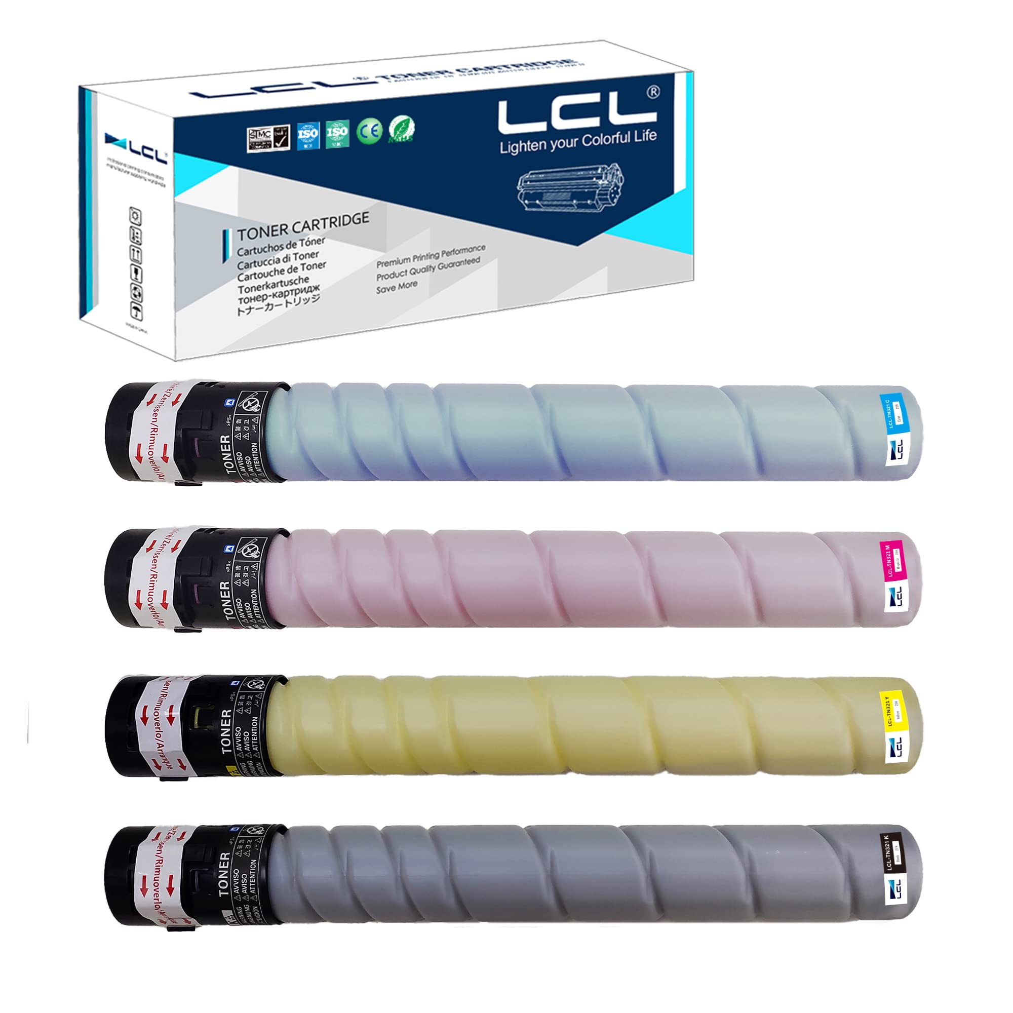 Toner compatible TN321 haute capacité pour impression laser couleur Konica