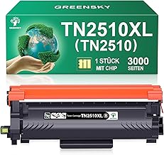 GREENSKY TN2510 TN2510XL Toner TN 2510XL TN-2510 XL Kompatibel mit Brother HL-L2400DWE HL-L2400DW HL-L2445DW DCP-L2627DWE MFC-L2800DW DCP-L2660DW DCP-L2665DW MFC-L2827DWXL MFC-L2860DWE (1 Schwarz)