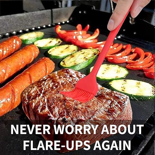 Miniatura 13 de EastKing Juego de accesorios para ahumador, guantes para horno, garras de barbacoa, termómetro de carne y cepillo de silicona para cocinar barbacoa