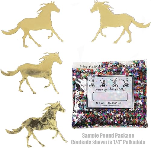 Miniatura 8 de Confeti Horse Silver - Pack al por menor #9079