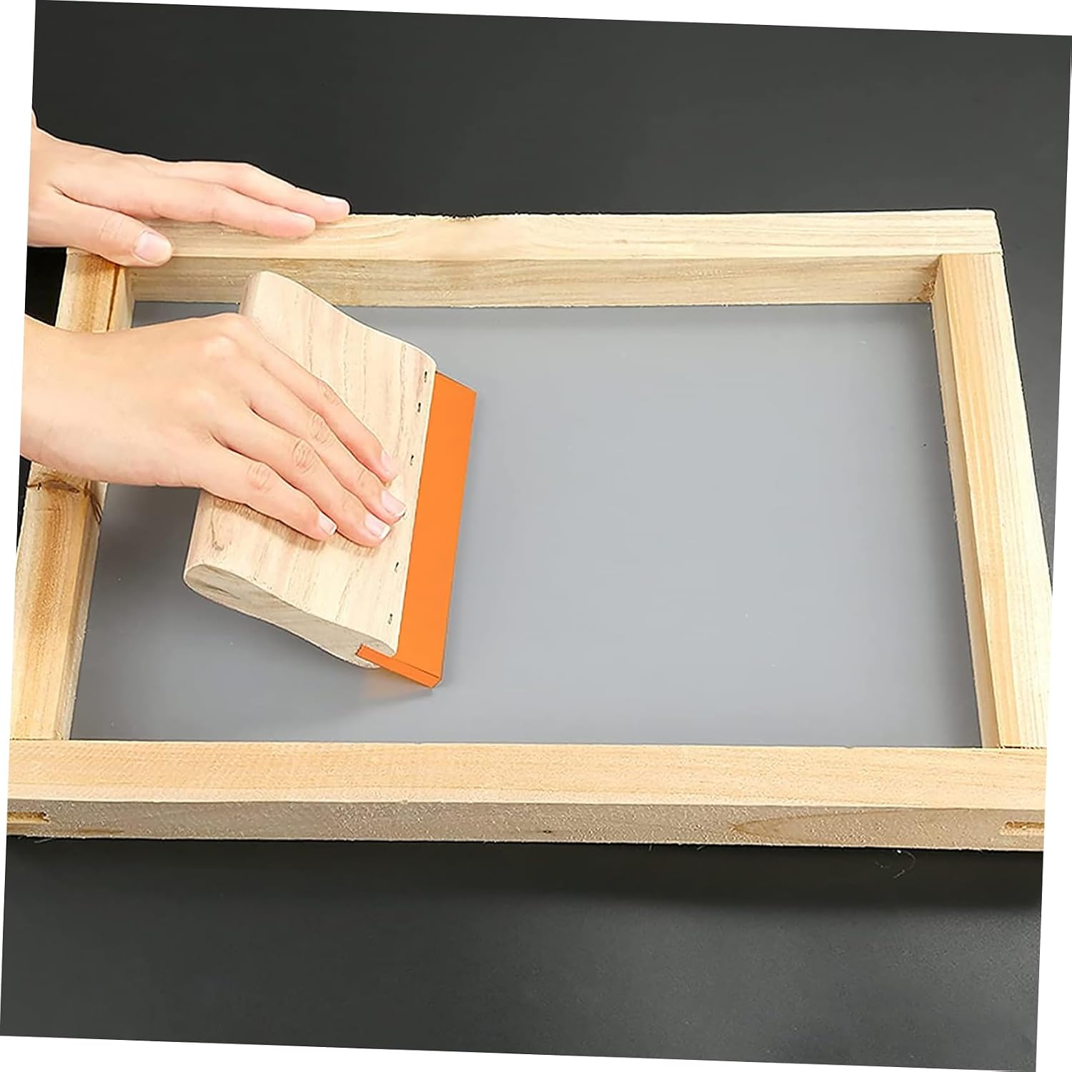 PLAFOPE Squeegee Screen Printing Screen Printing Squeegee Replacement Ink Scraper for Wooden Ink Scraper Smooth Edges