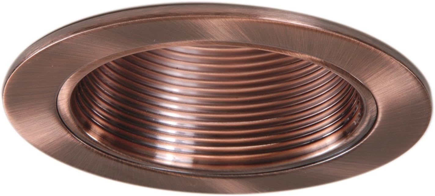 4" INCH Copper Trim- RECESSED CAN Light-Replaces Halo 953AC-6 Pack
