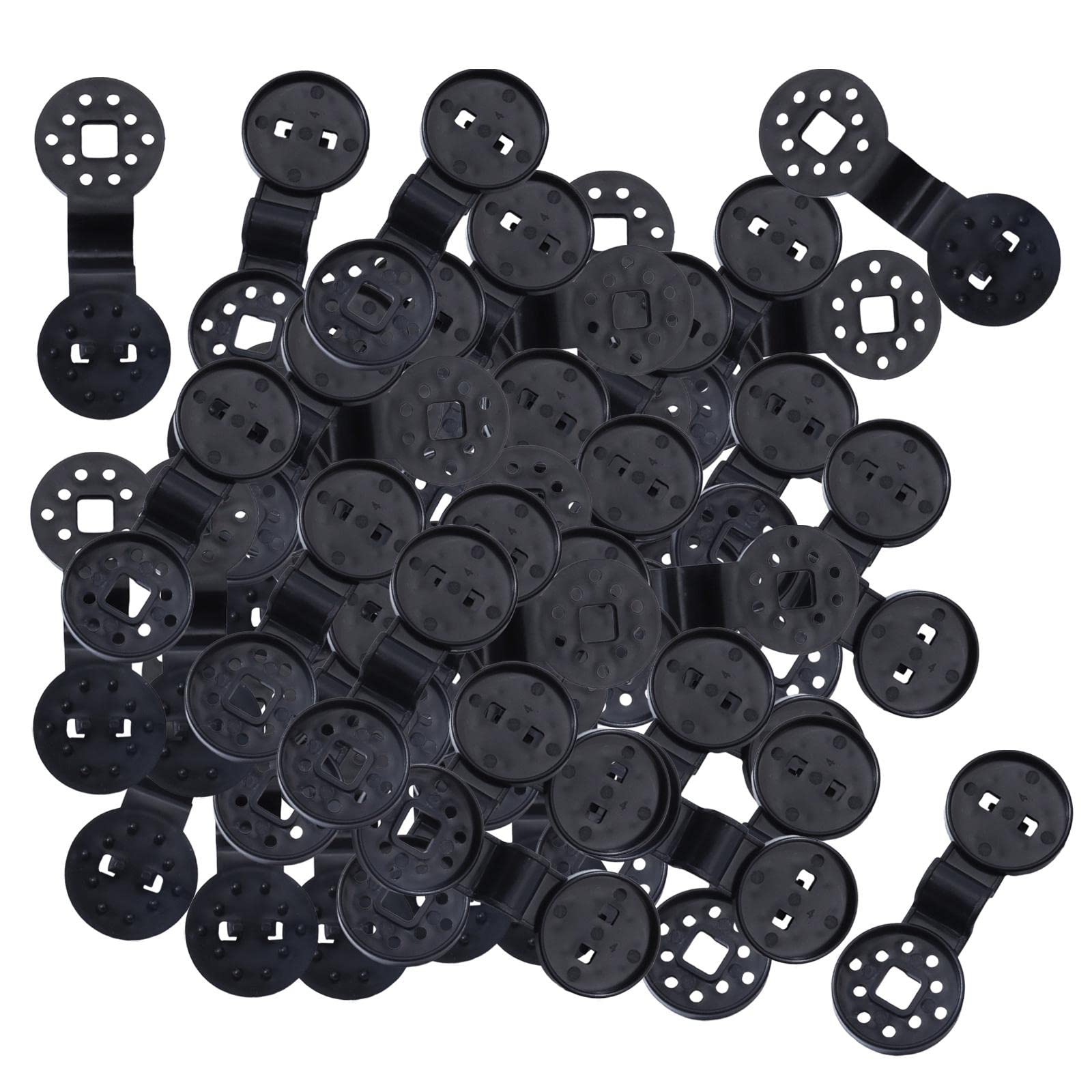 TOOYFUL 100Pcs Shade Net Clips Shade Cloth Clips Tighten Tools Lightweight Round Shading Net Fixed Clips for Garden Backyard Shading Cloth