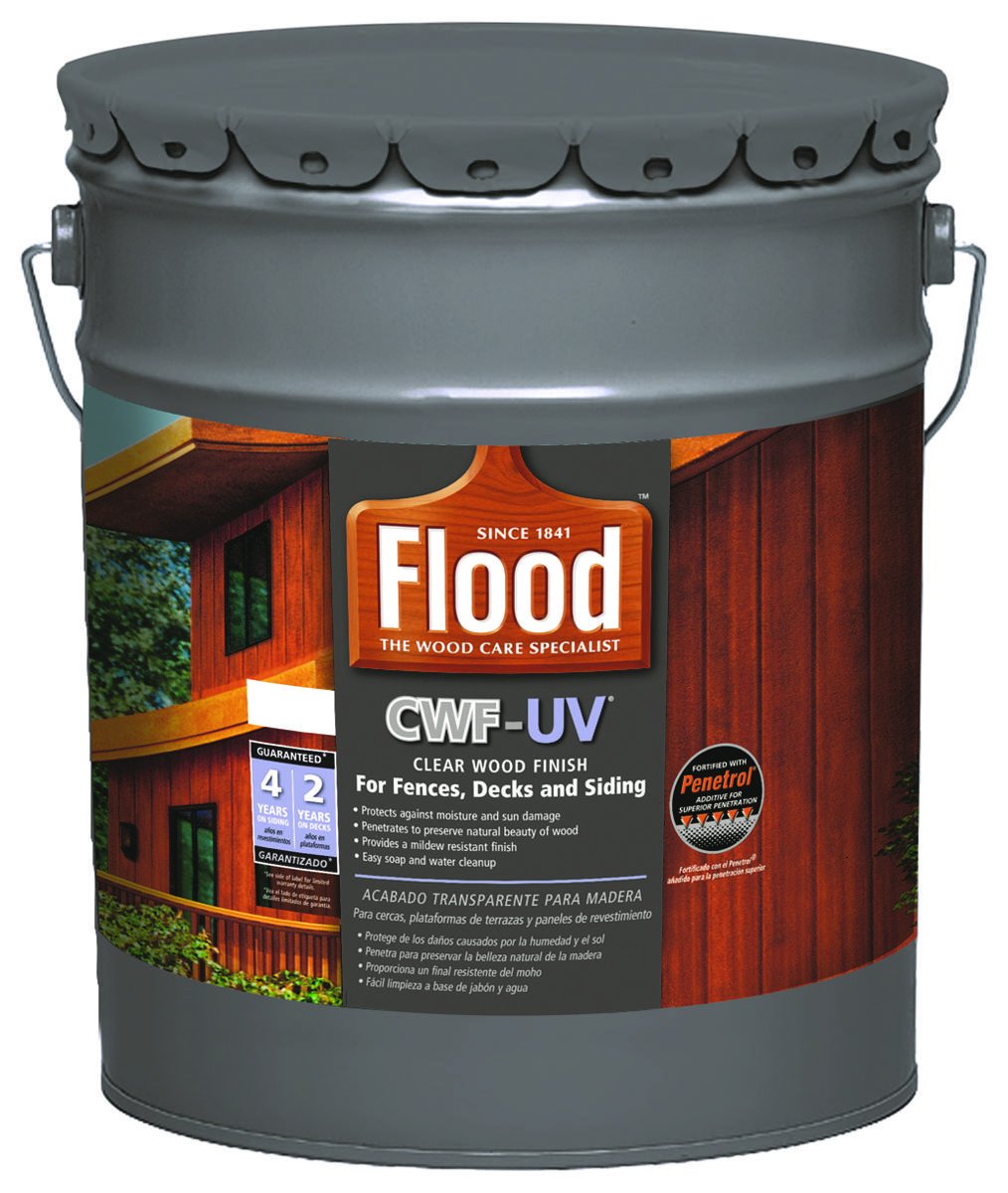 5 gal Flood FLD542 Natural CWF-UV Exterior Clear Wood Finish