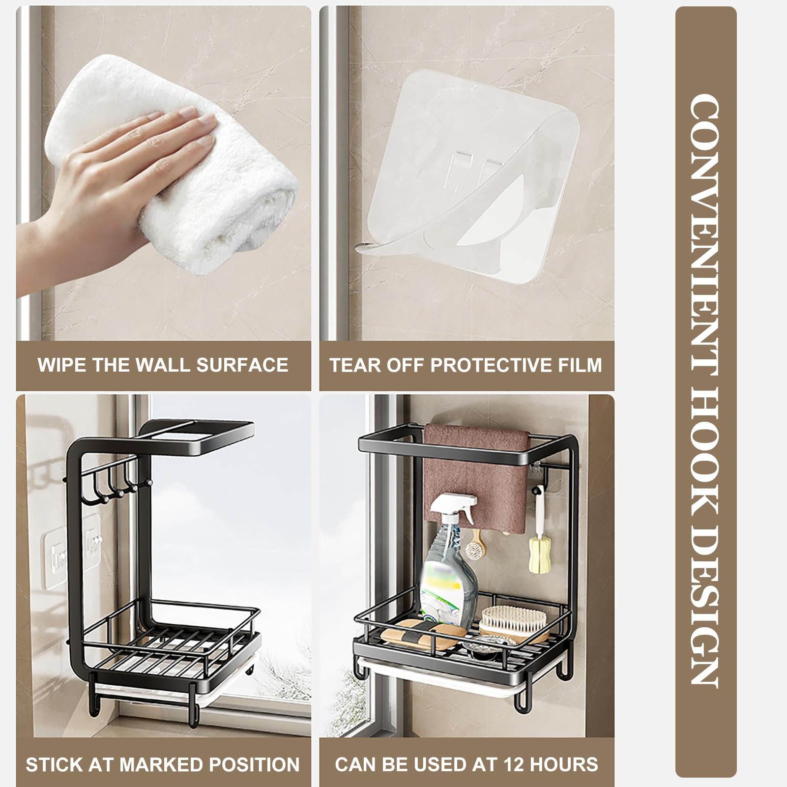 Organizador De Especias, Rejilla para Secar Platos Rejilla para Horno De Microondas, con Bandeja De Escurridor, Portavasos Y Portautensilios, para Baño, Dormitorio, Cocina