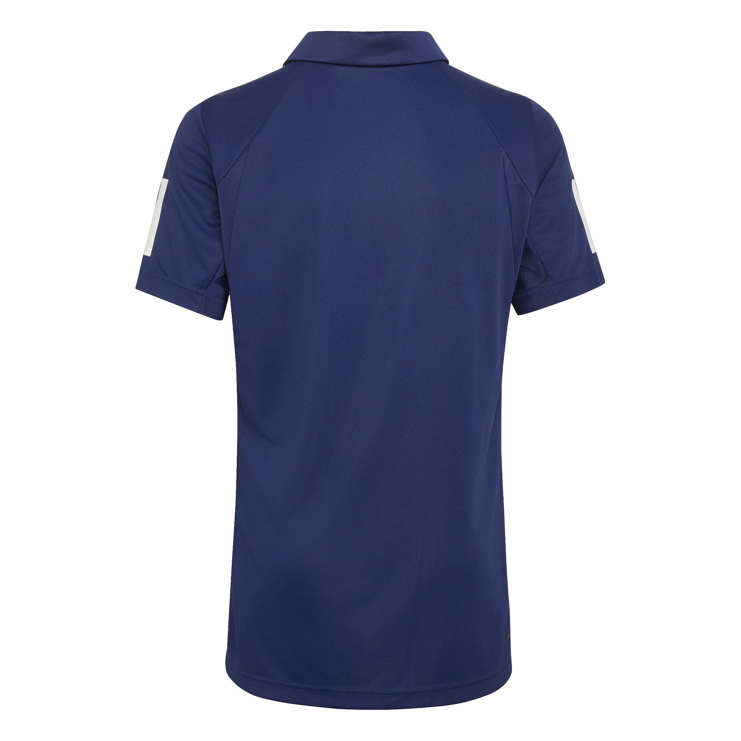 adidas Chlopcy Boys Club Tennis 3-Stripes Polo Shirt, dark blue, 9-10 Years