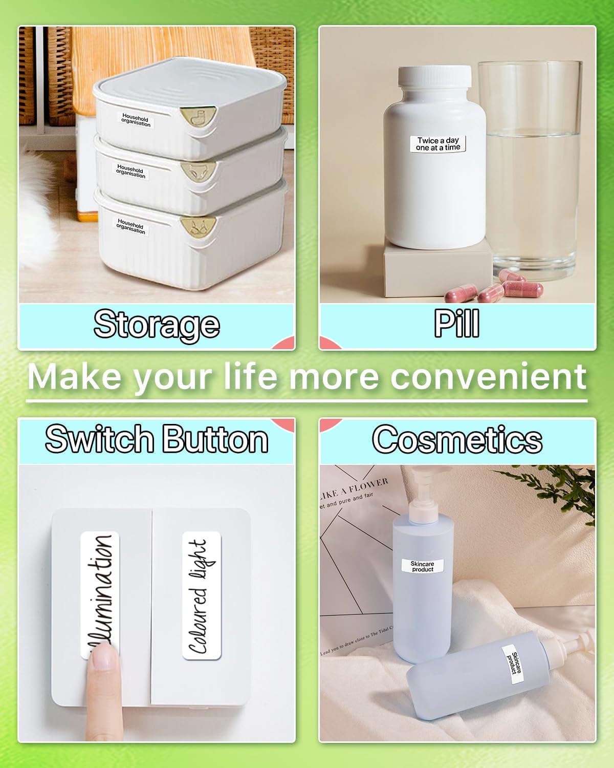 D30 Label Tape 3 Rolls White Thermal Sticker Paper Compatible with Phomemo D30 Printer 12mm x 40mm Label Maker Tape Refills Self-Adhesive Thermal Labels 160 Pcs/Roll - Image 5