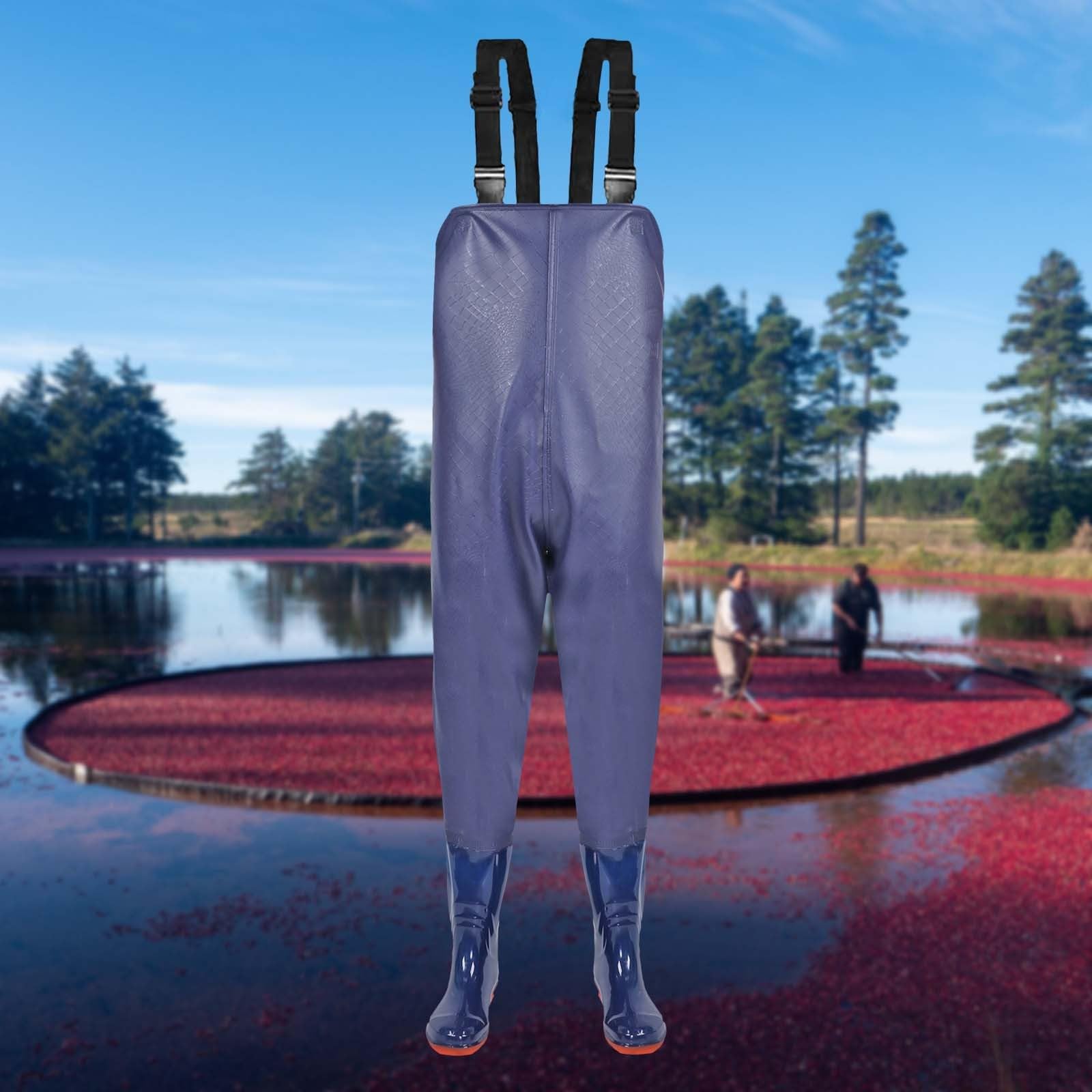 Wathose mit Stiefeln für Herren, wasserdicht, atmungsaktiv, Jagd-Wathose, leichter Watoverall, für Männer und Frauen, Angeln, Jagd, Overall für Arbeit, Karpfen, Fliegenfischen, Gartenarbeit und