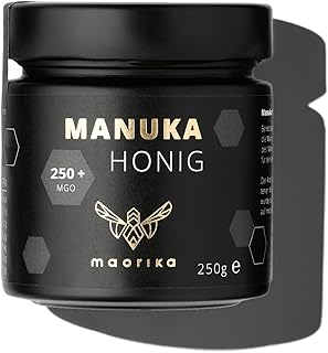 Gesponserte Anzeige – maorika - Manuka Honig 250 MGO + 250g im Glas (lichtundurchlässig, kein Plastik) - laborgeprüft, zer...