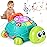 Musical Turtle Baby Toys 6 to 12 Months, Infant Light up Music Toys Tummy Time Development, Crawling Toy for 7 8 9 10+ Month Old, Easter Christmas for Babies 4 5 6 12 Month Boy Girl