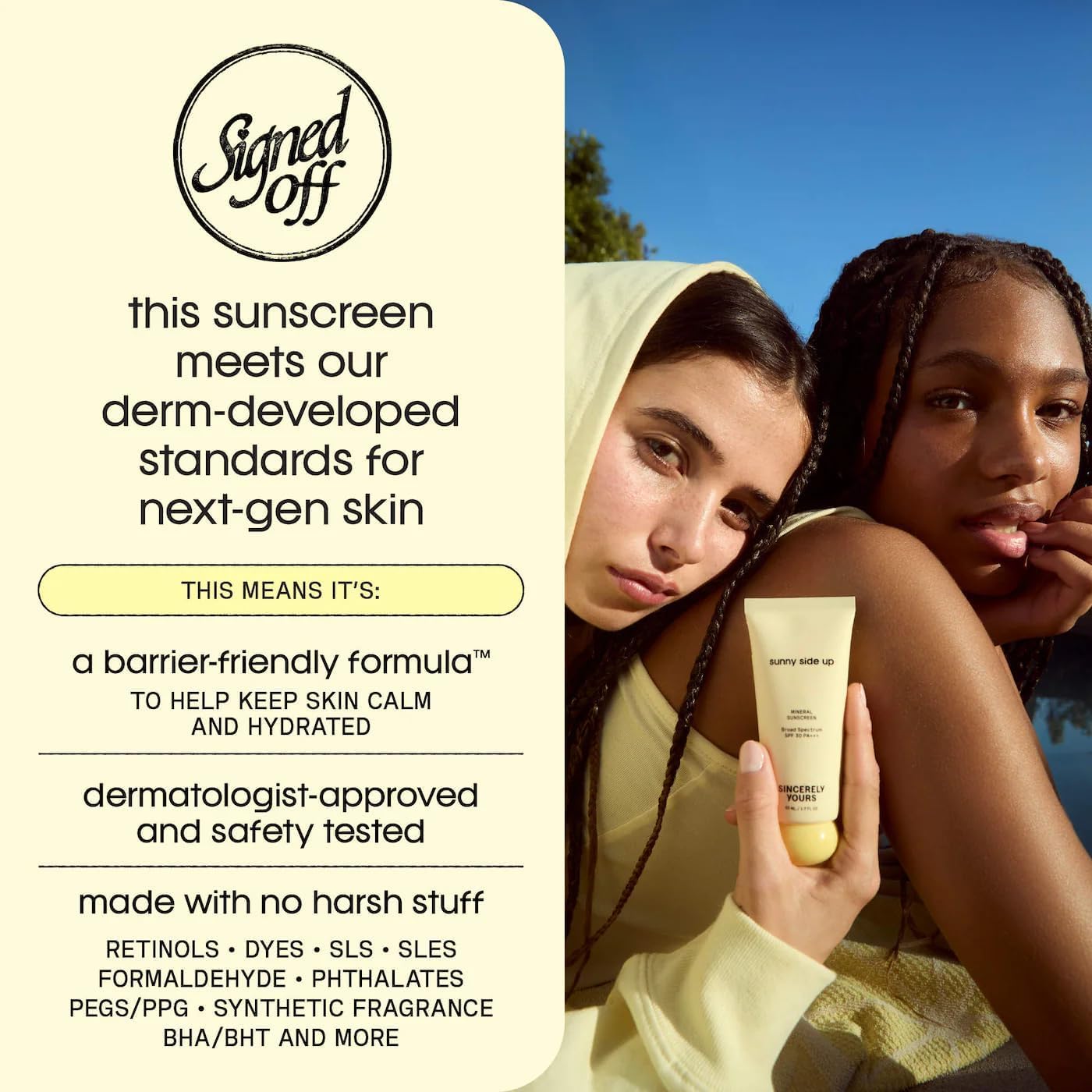 Sincerely Yours Sunny Side Up Hydrating Mineral Sunscreen SPF 30 PA