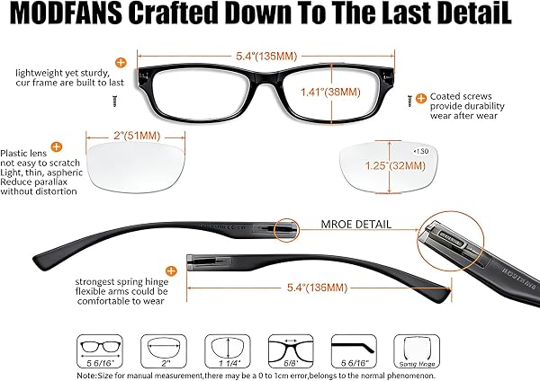MODFANS Lunettes de Lecture - 3