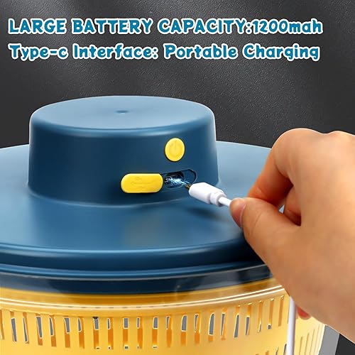 Miniatura 5 de Ensalada Spinner grande 4.2 cuartos de galón, lavadora secadora de verduras, lechuga eléctrica con cuenco para el hogar, cocina, lavado, secado de