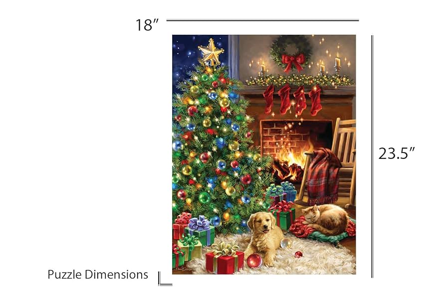 Amazon.co.jp: Springbok 500ピース ジグソーパズル クリスマス