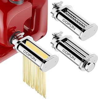 COFUN Pasta Accessory for Bosch MUM2 & MUM5 Food Processor, Stainless Steel Pasta Roll Spaghetti Slicer, Fittuccine Cutter, Pasta Machine Accessories for Bosch Pasta Processor