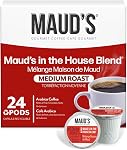 Maud's Raspberry Pochettes de café au chocolat, 50 ct, café au goût de rôti moyen dans des pastilles à usage unique – 100% Arabica Beans, Compatible avec Keurig K Cups Maker