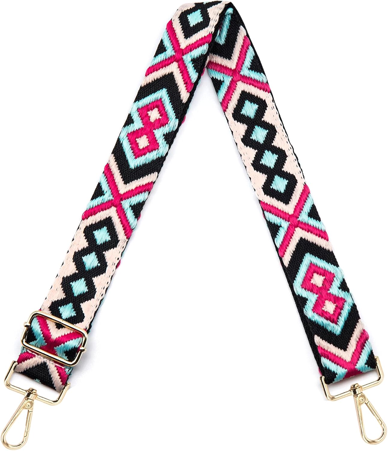 S&loyoe Purse Straps Replacement Crossbody Bag Strap Adjustable Wide Guitar Straps for Handbags 1.5inch