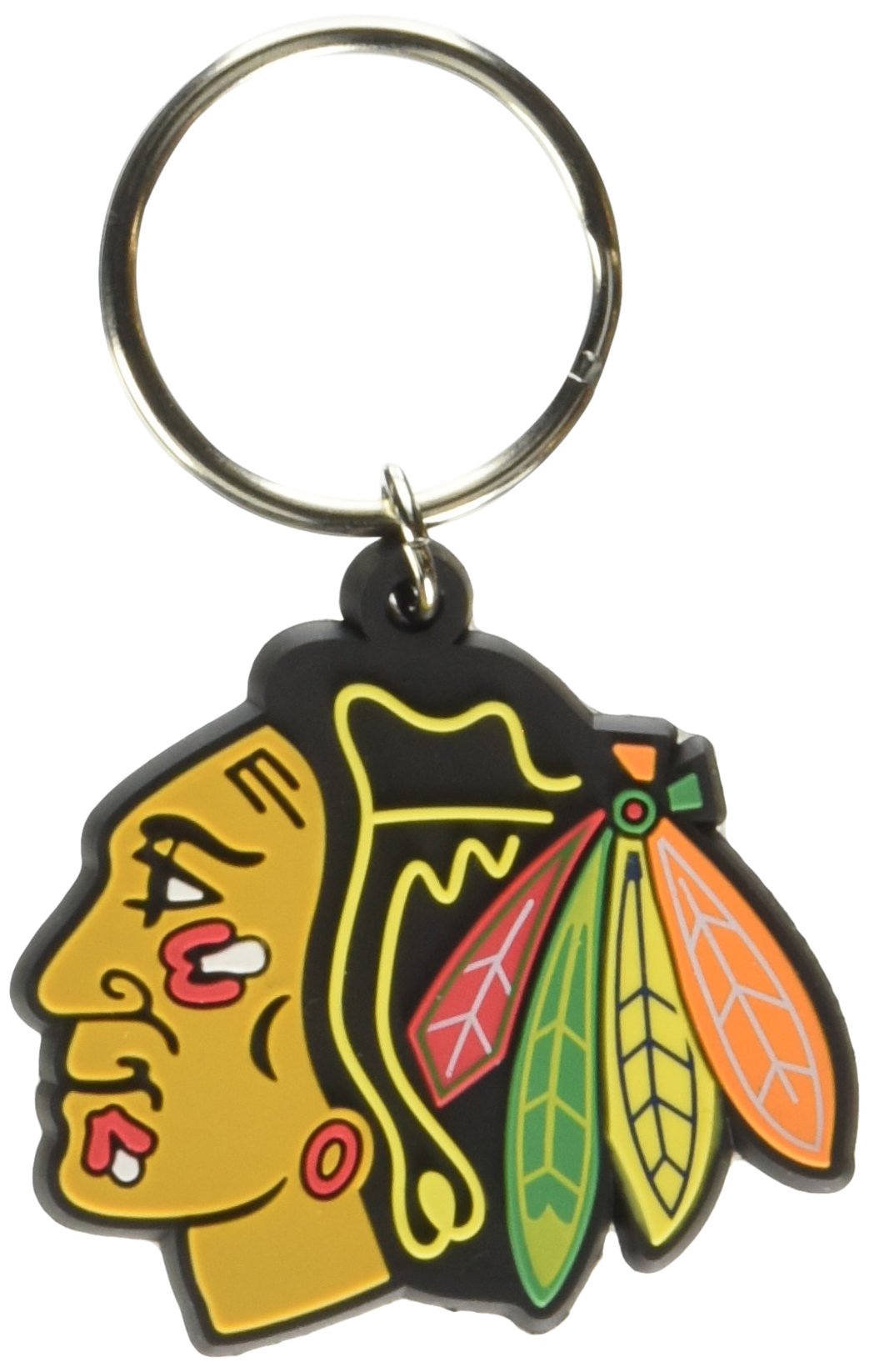 NHL Siskiyou Sports Fan Shop Chicago Blackhawks Flex Key Chain One Size Team Color