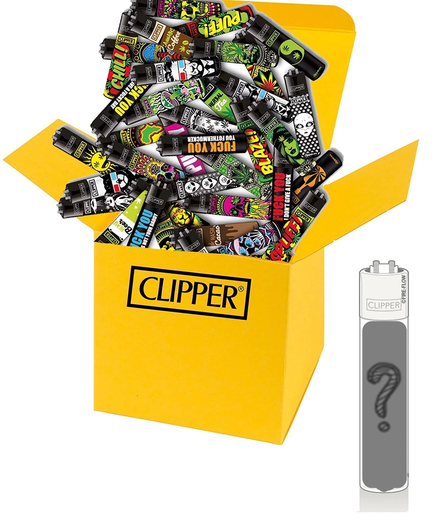 Clipper Mix Feuerzeuge Clipper Wundertüte Inkl. GRATIS DHOBIA Feuerzeug (20)