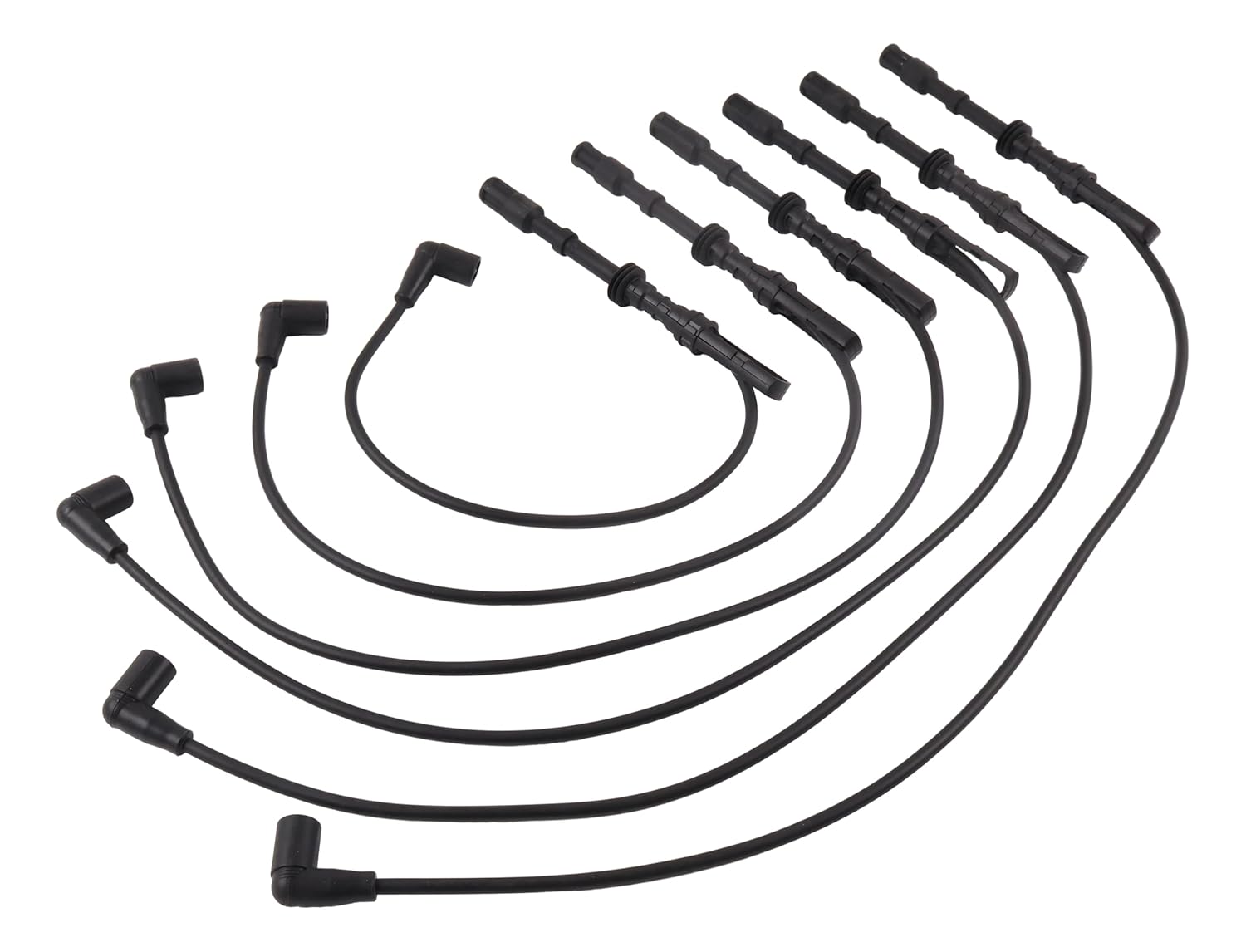 6X Ignition Spark Plug Wires Compatible with Volkswagen Golf Jetta V6 2.8L 1999-2002 7MM