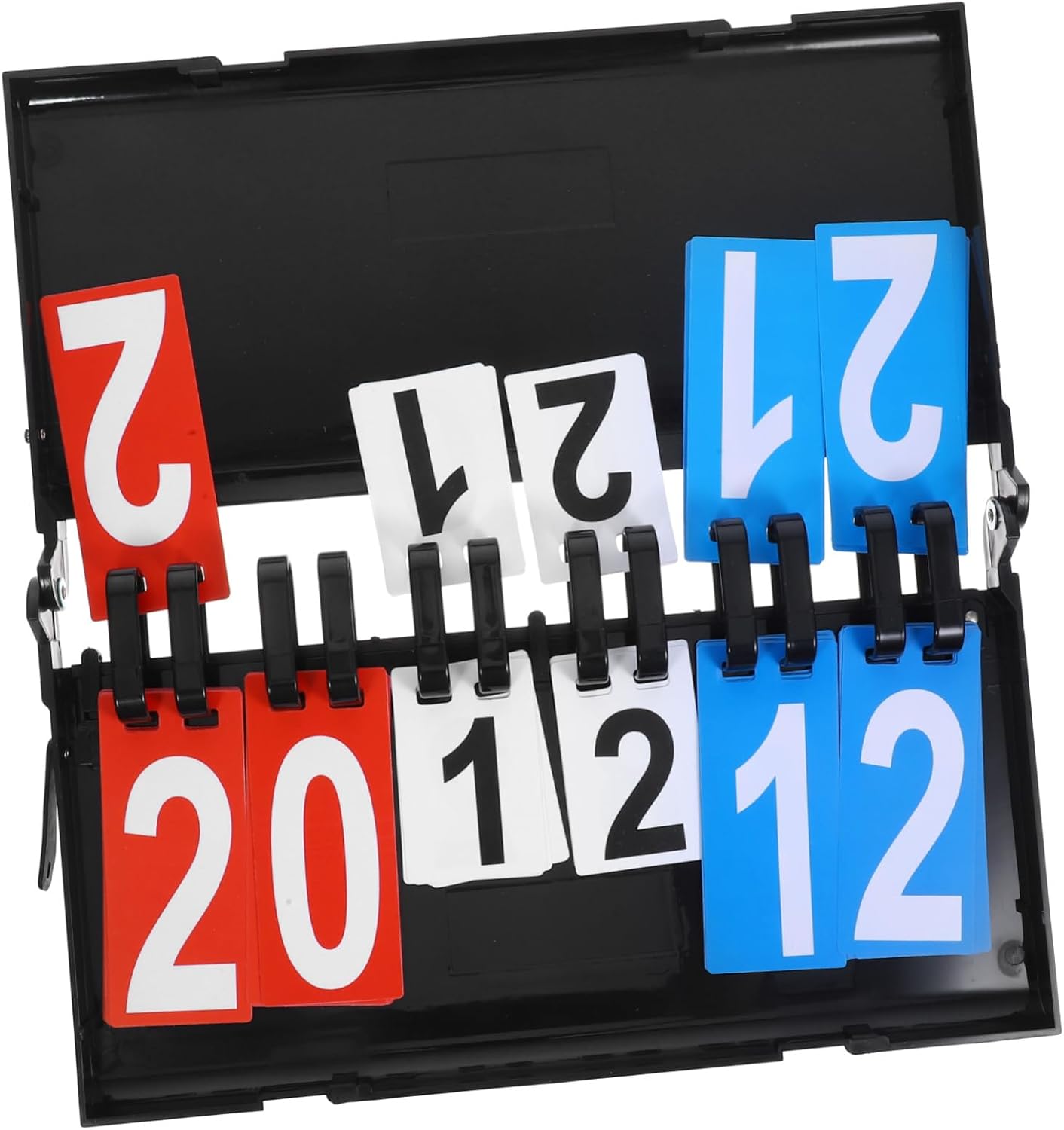 HANABASS Portable Tabletop Scoreboard for Basketball and Soccer Durable Flipping Scorekeeper with Numbers for Easy Use Sports Games