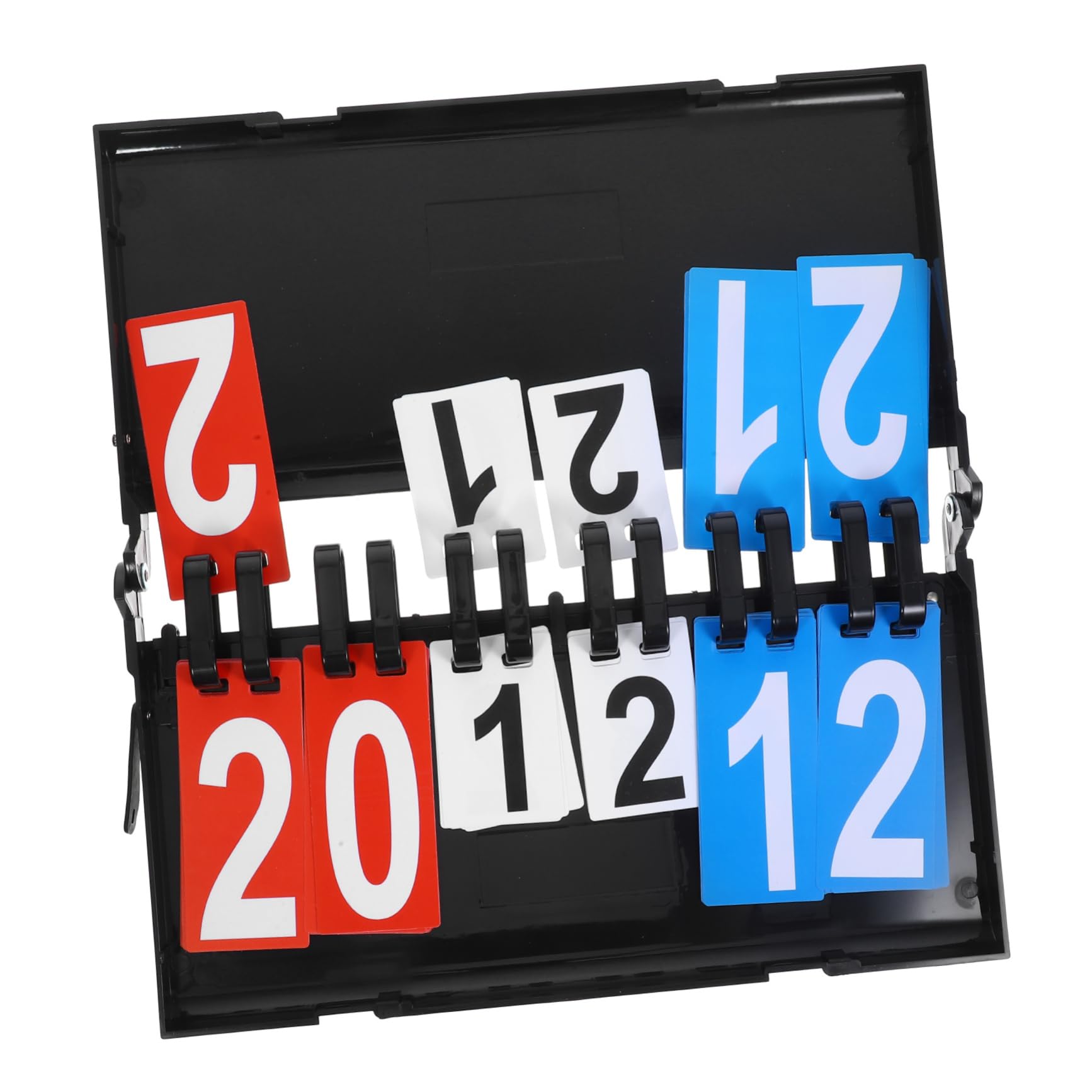 HANABASS Basketball Scoreboard Portable Tabletop Score Keeper for Sports Games Design Easy Page Turning for Basketball Football Tennis and More