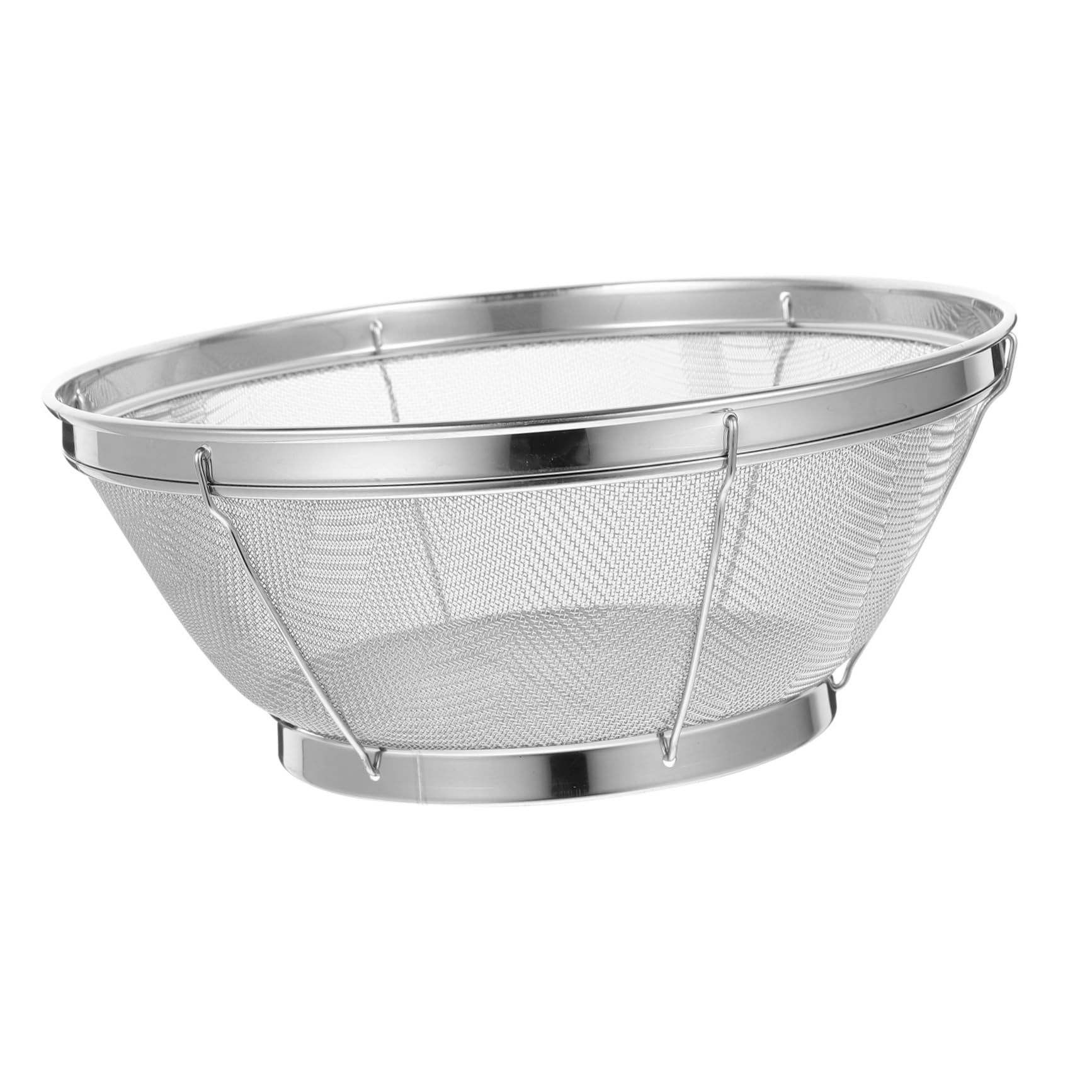 Grande colino a maglia fine per riso, setaccio in acciaio inox, per frutta e verdura