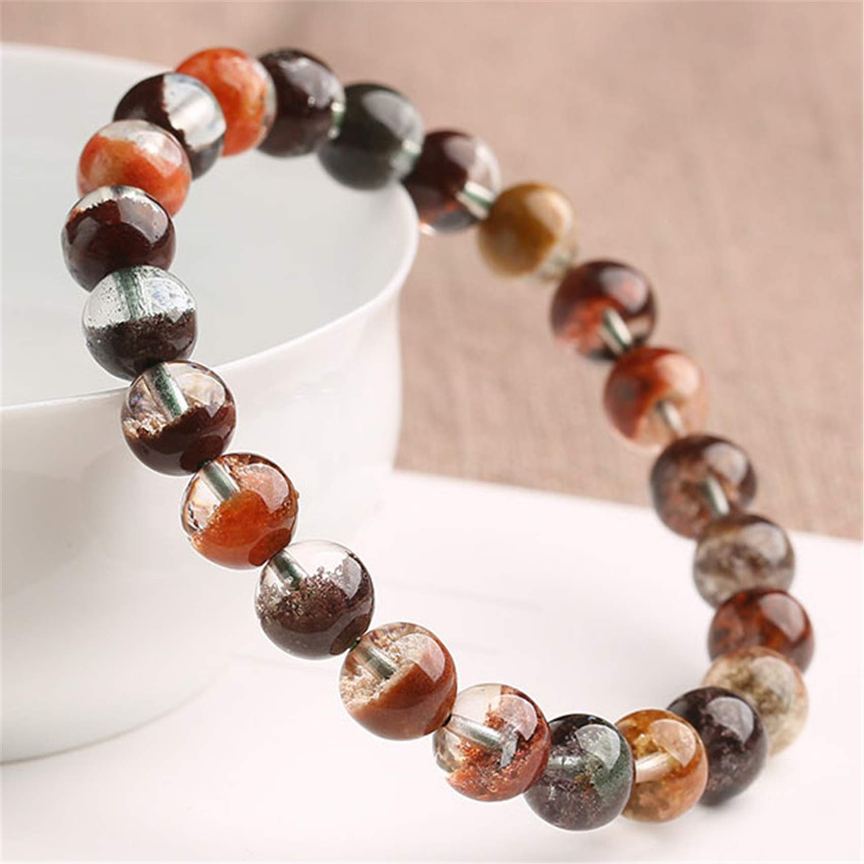 Amazon.com: WCOCOW Feng Shui Fortune Crystal Bracelet Natural