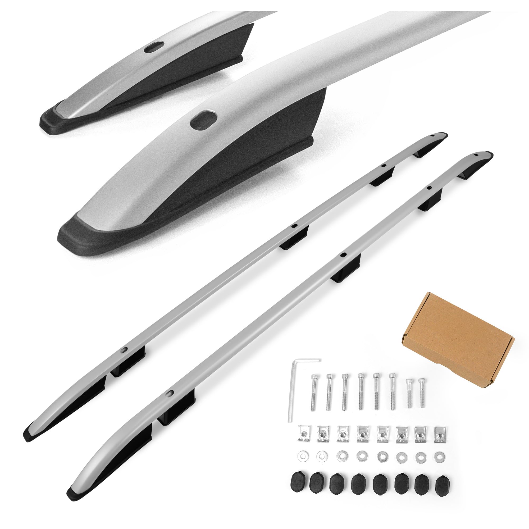 CHROMEMASTER | Barre da Tetto, Rail Tetto Compatibile con Citroen Spacetourer L2 M MEDIO 2016+ | Sono Utilizzate per il Montaggio di Portapacchi, Box da Tetto o Portabiciclette | Alluminio